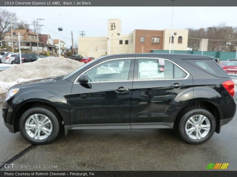 Black / Jet Black 2014 Chevrolet Equinox LS AWD
