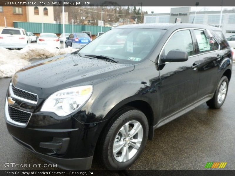 Black / Jet Black 2014 Chevrolet Equinox LS AWD