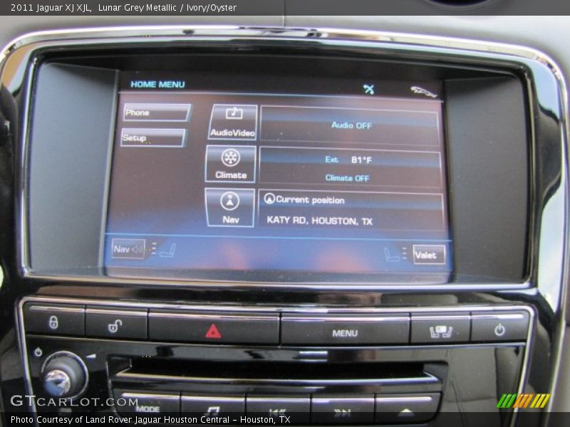 Lunar Grey Metallic / Ivory/Oyster 2011 Jaguar XJ XJL