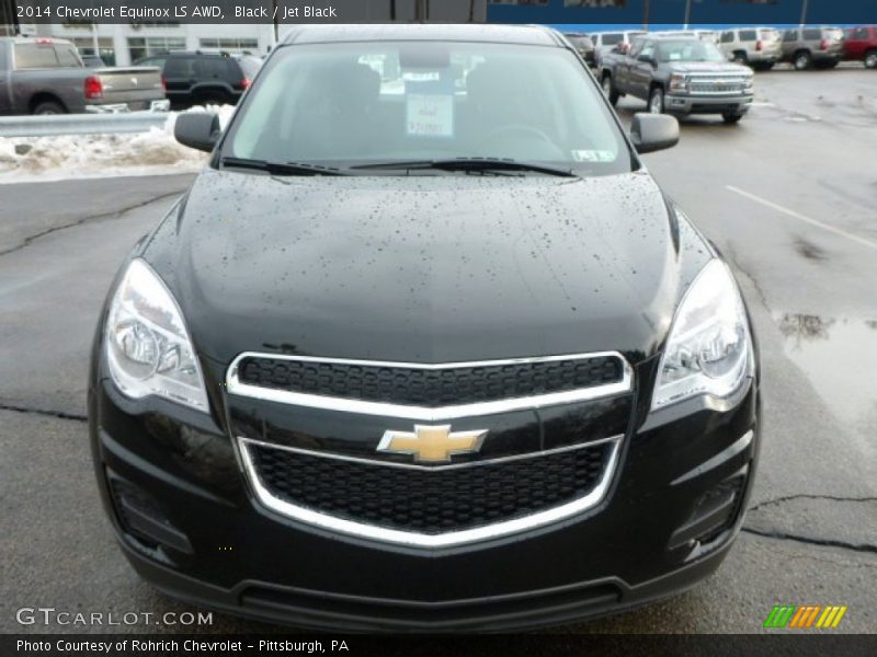 Black / Jet Black 2014 Chevrolet Equinox LS AWD