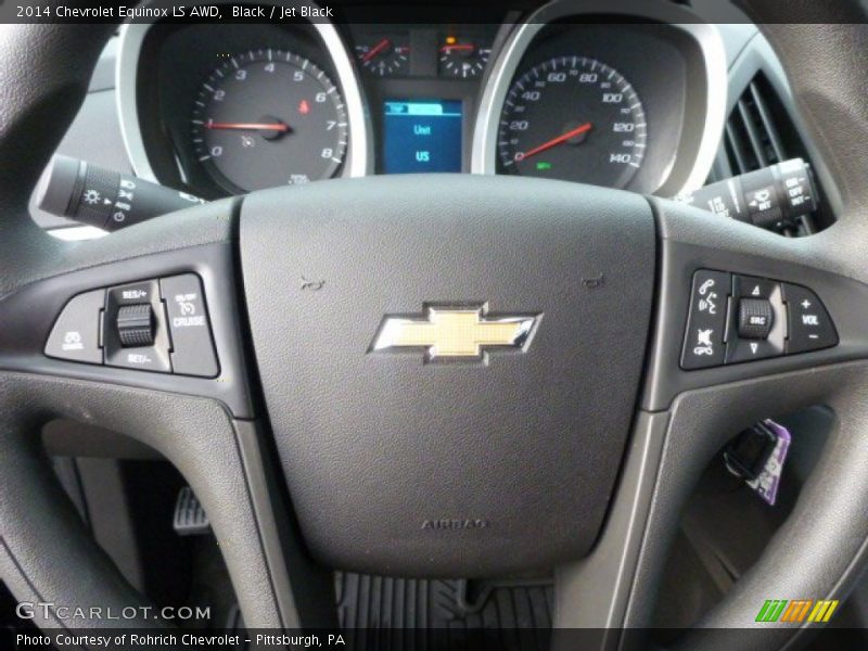 Black / Jet Black 2014 Chevrolet Equinox LS AWD