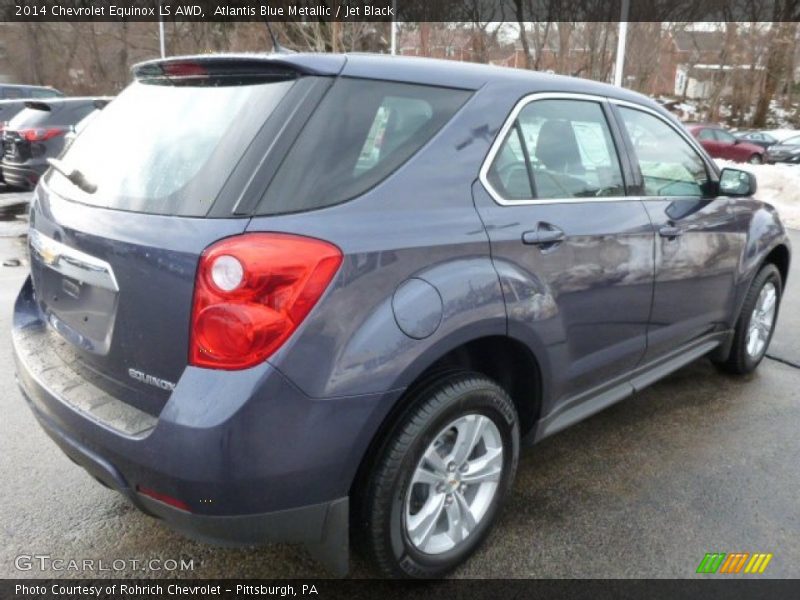 Atlantis Blue Metallic / Jet Black 2014 Chevrolet Equinox LS AWD