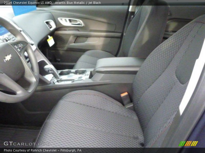 Atlantis Blue Metallic / Jet Black 2014 Chevrolet Equinox LS AWD