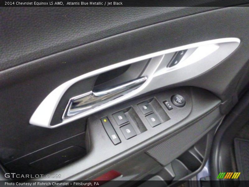 Atlantis Blue Metallic / Jet Black 2014 Chevrolet Equinox LS AWD