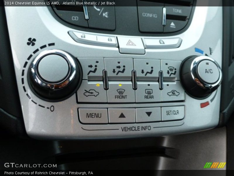 Atlantis Blue Metallic / Jet Black 2014 Chevrolet Equinox LS AWD