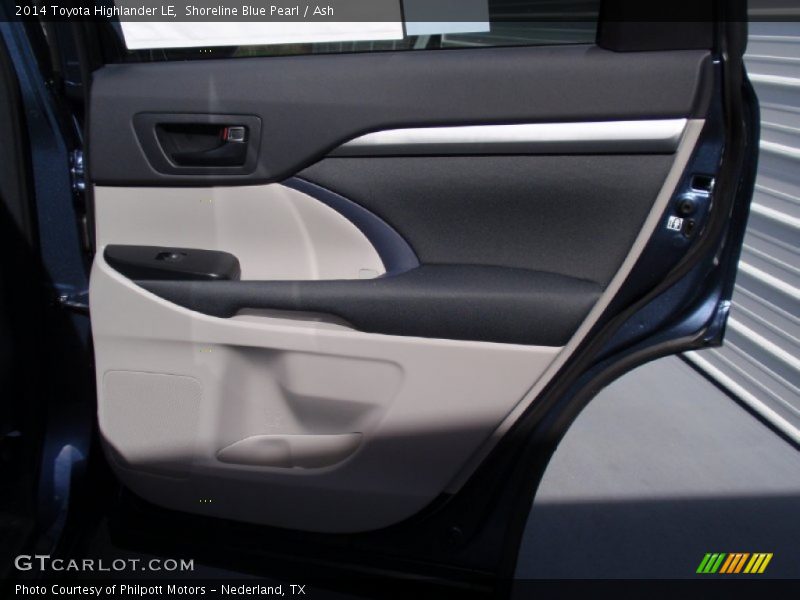 Shoreline Blue Pearl / Ash 2014 Toyota Highlander LE