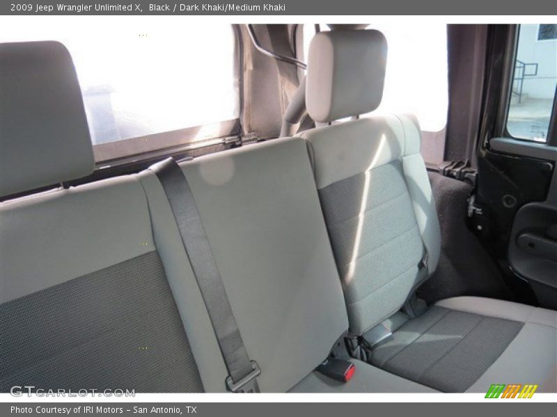 Black / Dark Khaki/Medium Khaki 2009 Jeep Wrangler Unlimited X