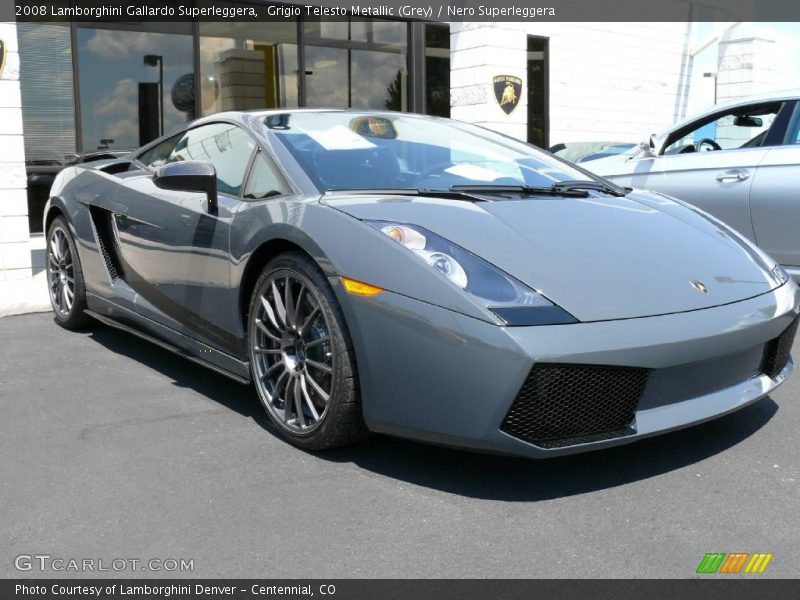 Grigio Telesto Metallic (Grey) / Nero Superleggera 2008 Lamborghini Gallardo Superleggera