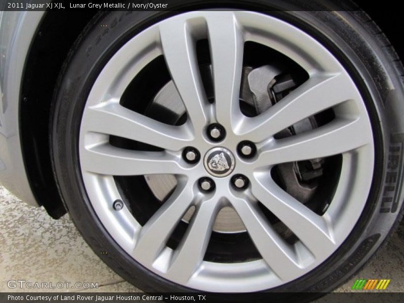 Lunar Grey Metallic / Ivory/Oyster 2011 Jaguar XJ XJL