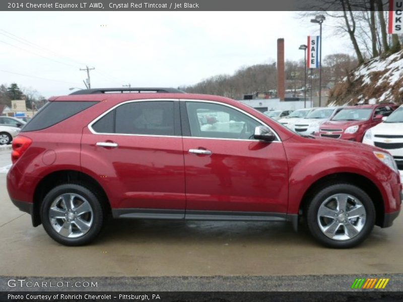 Crystal Red Tintcoat / Jet Black 2014 Chevrolet Equinox LT AWD