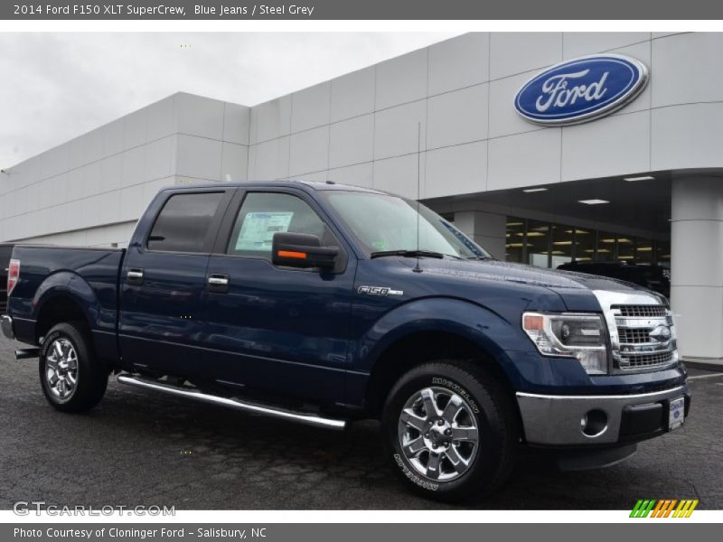 Blue Jeans / Steel Grey 2014 Ford F150 XLT SuperCrew