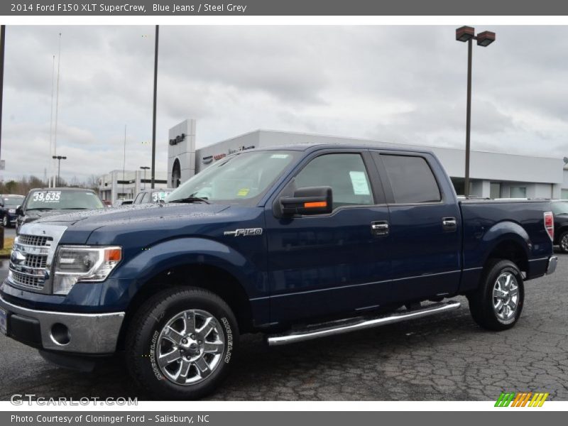 Blue Jeans / Steel Grey 2014 Ford F150 XLT SuperCrew