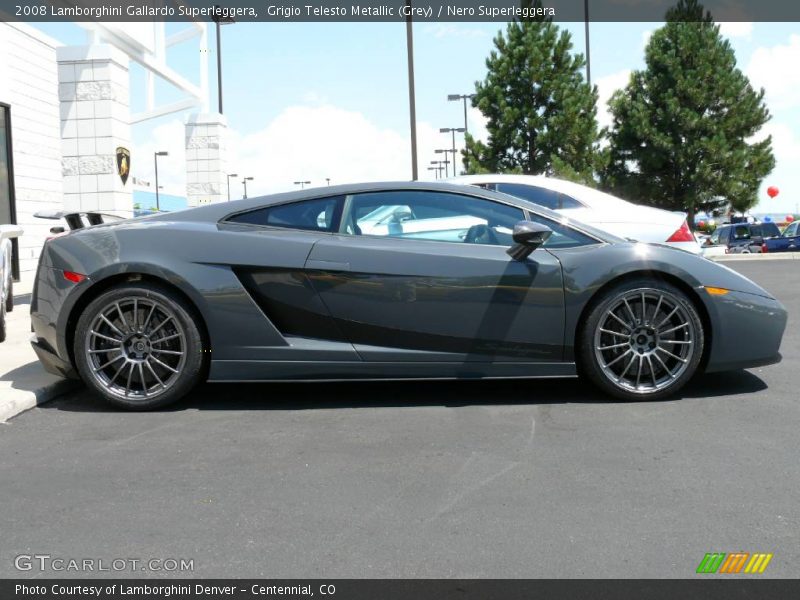 Grigio Telesto Metallic (Grey) / Nero Superleggera 2008 Lamborghini Gallardo Superleggera