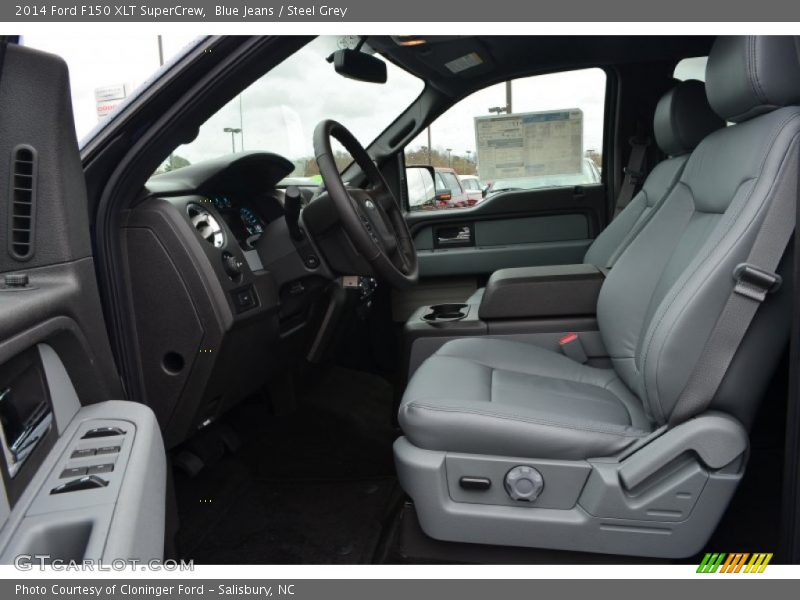 Blue Jeans / Steel Grey 2014 Ford F150 XLT SuperCrew