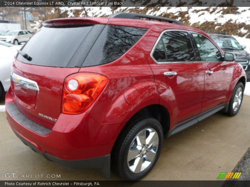 Crystal Red Tintcoat / Jet Black 2014 Chevrolet Equinox LT AWD