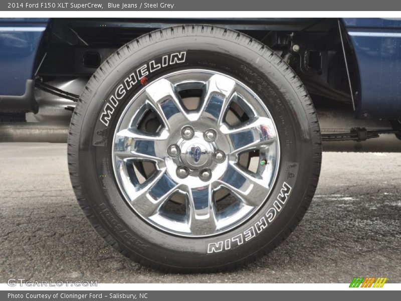 Blue Jeans / Steel Grey 2014 Ford F150 XLT SuperCrew