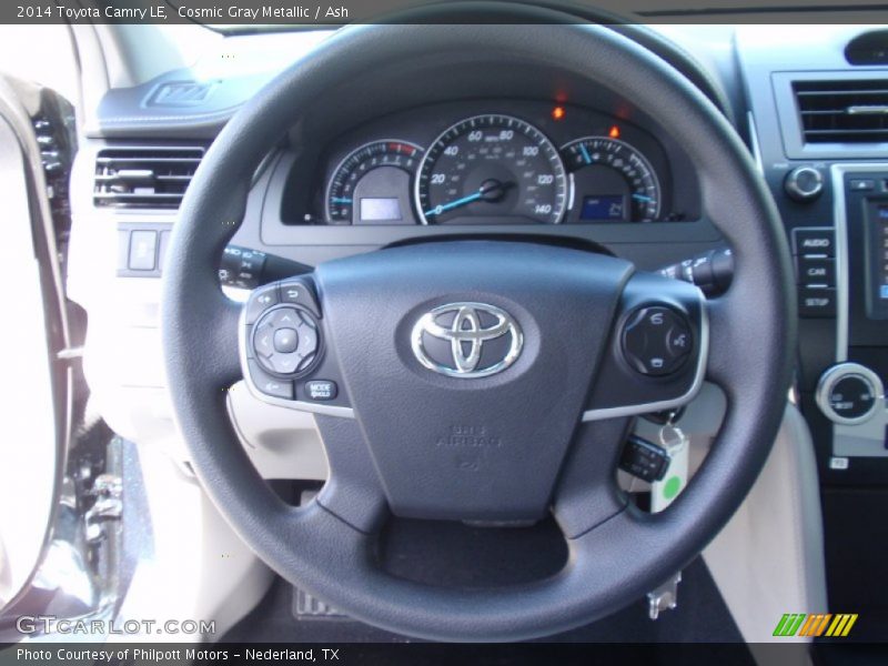 Cosmic Gray Metallic / Ash 2014 Toyota Camry LE