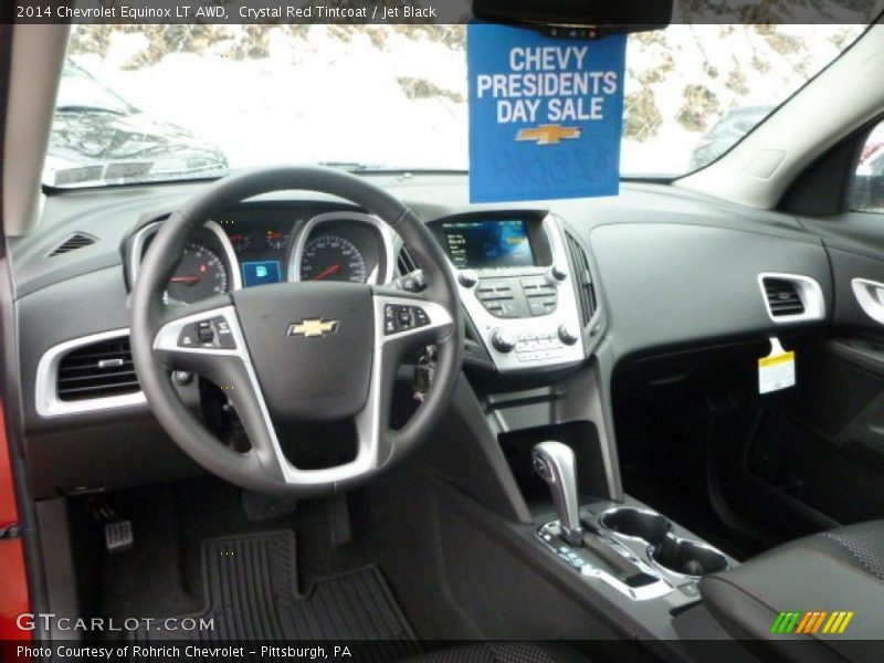 Crystal Red Tintcoat / Jet Black 2014 Chevrolet Equinox LT AWD