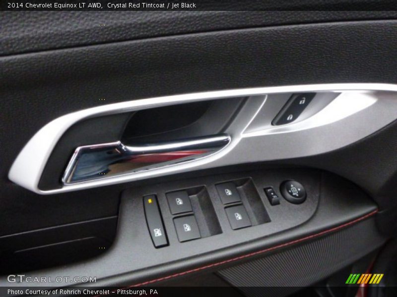 Crystal Red Tintcoat / Jet Black 2014 Chevrolet Equinox LT AWD