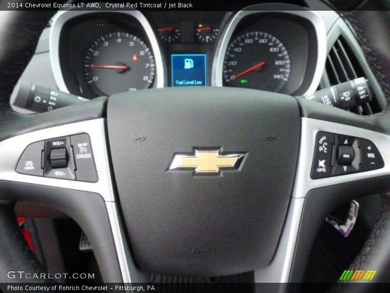 Crystal Red Tintcoat / Jet Black 2014 Chevrolet Equinox LT AWD