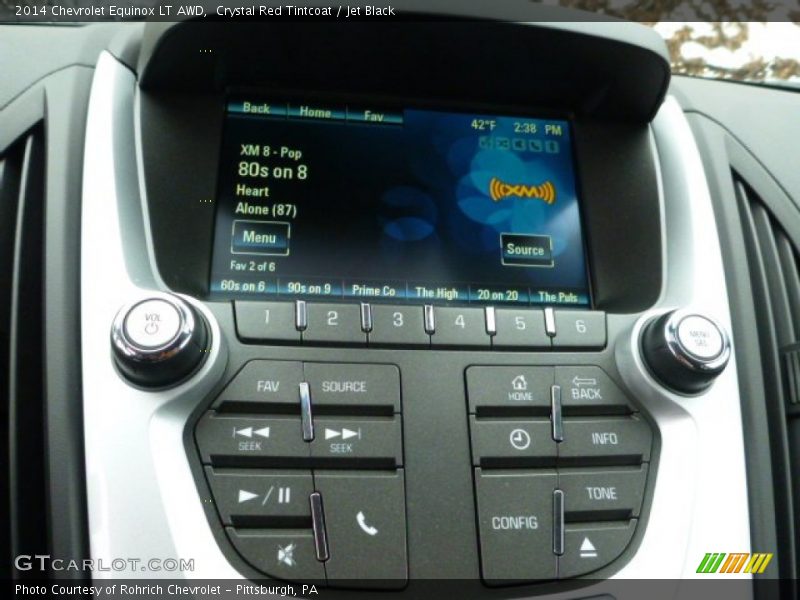 Crystal Red Tintcoat / Jet Black 2014 Chevrolet Equinox LT AWD