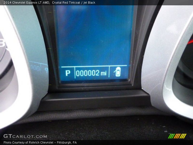 Crystal Red Tintcoat / Jet Black 2014 Chevrolet Equinox LT AWD