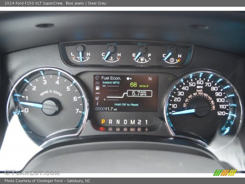 Blue Jeans / Steel Grey 2014 Ford F150 XLT SuperCrew