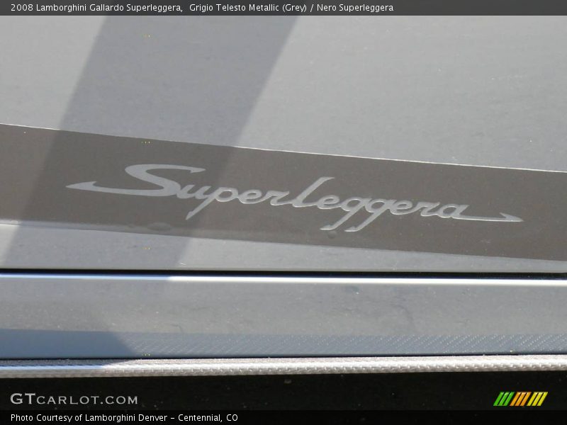 Grigio Telesto Metallic (Grey) / Nero Superleggera 2008 Lamborghini Gallardo Superleggera