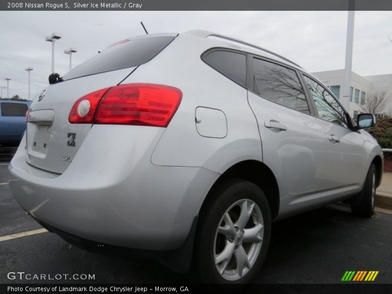 Silver Ice Metallic / Gray 2008 Nissan Rogue S