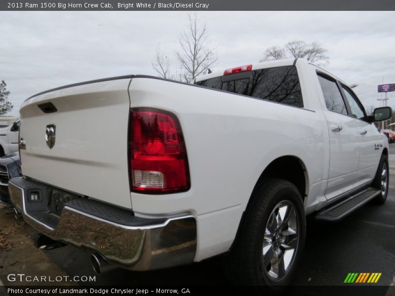 Bright White / Black/Diesel Gray 2013 Ram 1500 Big Horn Crew Cab