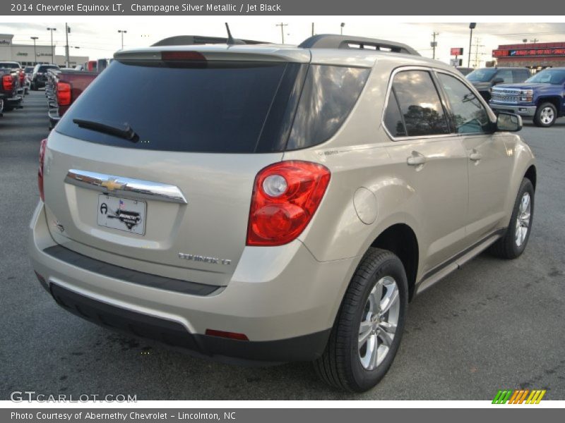 Champagne Silver Metallic / Jet Black 2014 Chevrolet Equinox LT
