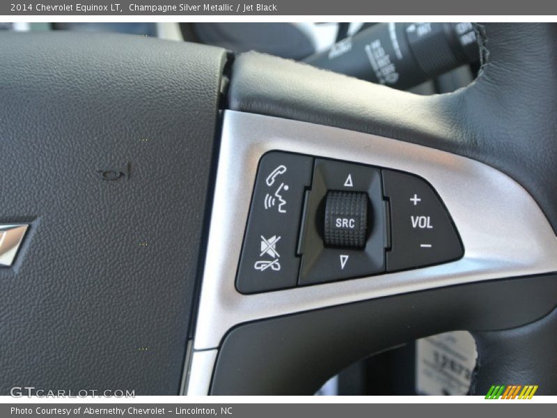 Champagne Silver Metallic / Jet Black 2014 Chevrolet Equinox LT