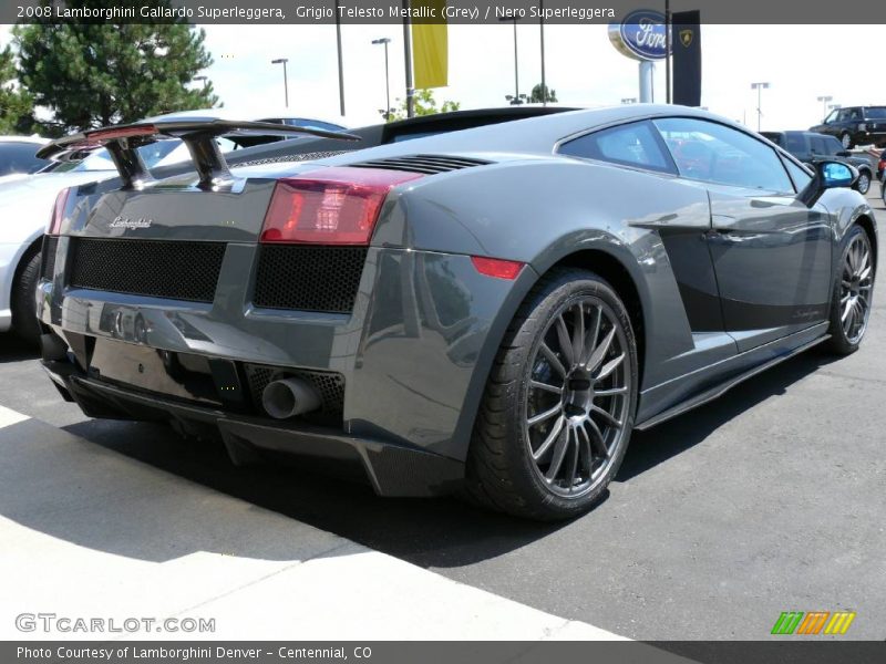 Grigio Telesto Metallic (Grey) / Nero Superleggera 2008 Lamborghini Gallardo Superleggera
