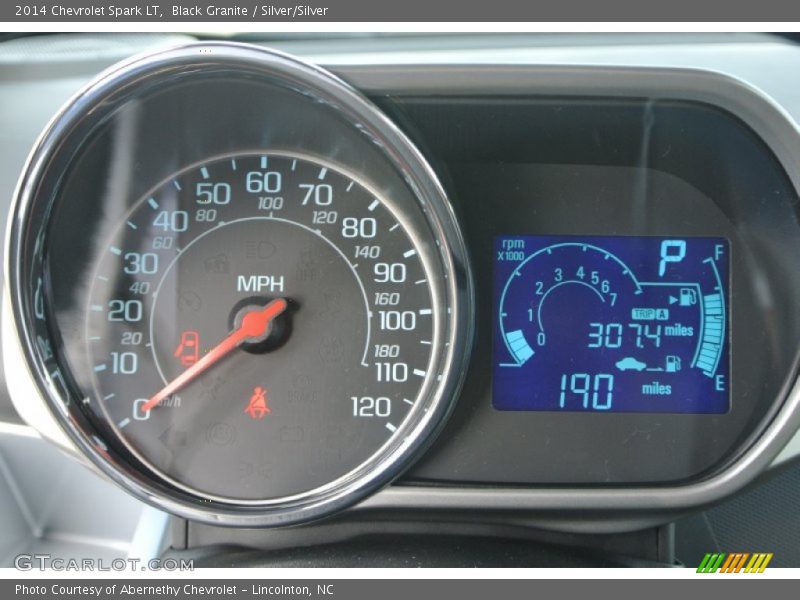 Black Granite / Silver/Silver 2014 Chevrolet Spark LT