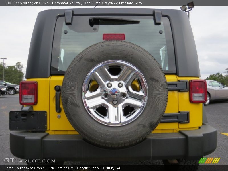 Detonator Yellow / Dark Slate Gray/Medium Slate Gray 2007 Jeep Wrangler X 4x4