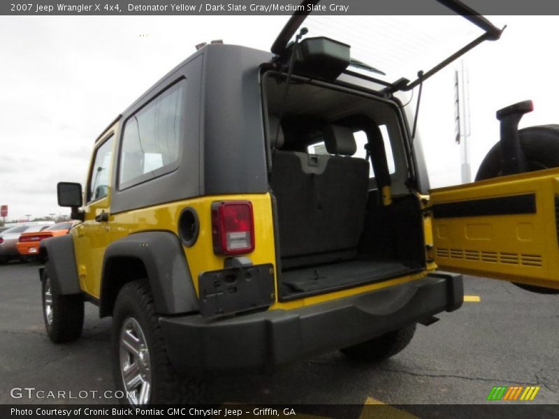 Detonator Yellow / Dark Slate Gray/Medium Slate Gray 2007 Jeep Wrangler X 4x4