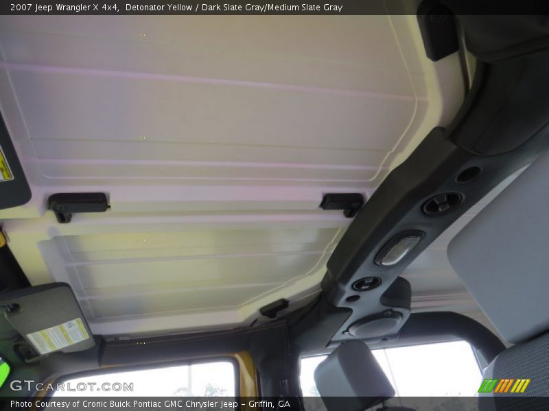 Detonator Yellow / Dark Slate Gray/Medium Slate Gray 2007 Jeep Wrangler X 4x4