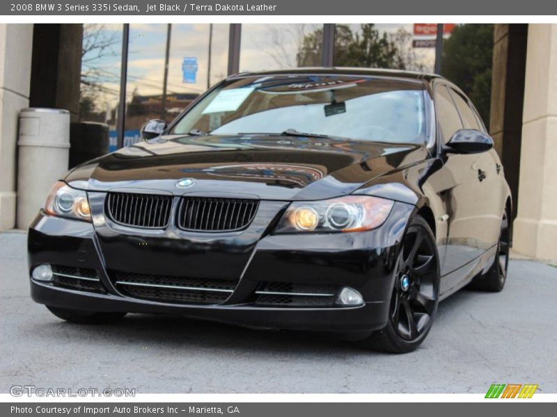 Jet Black / Terra Dakota Leather 2008 BMW 3 Series 335i Sedan