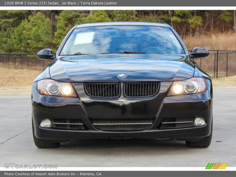 Jet Black / Terra Dakota Leather 2008 BMW 3 Series 335i Sedan