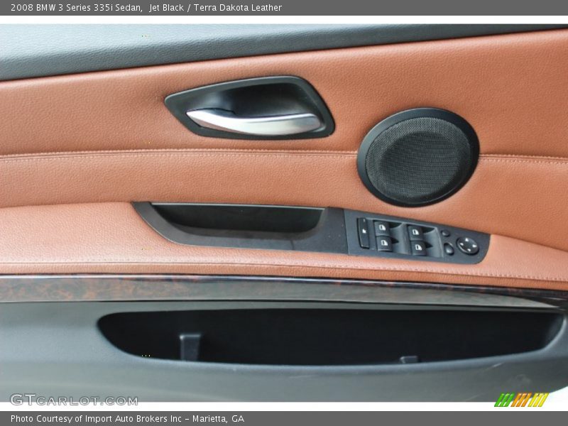 Jet Black / Terra Dakota Leather 2008 BMW 3 Series 335i Sedan
