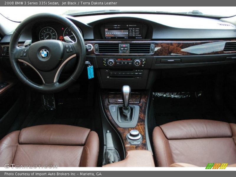 Jet Black / Terra Dakota Leather 2008 BMW 3 Series 335i Sedan
