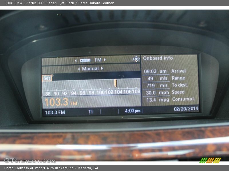 Jet Black / Terra Dakota Leather 2008 BMW 3 Series 335i Sedan