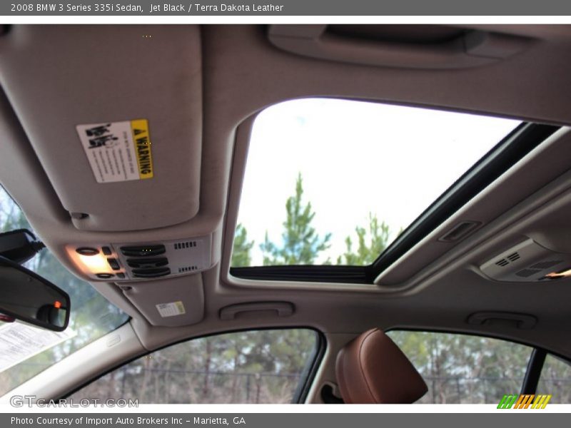Jet Black / Terra Dakota Leather 2008 BMW 3 Series 335i Sedan