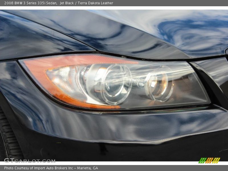 Jet Black / Terra Dakota Leather 2008 BMW 3 Series 335i Sedan