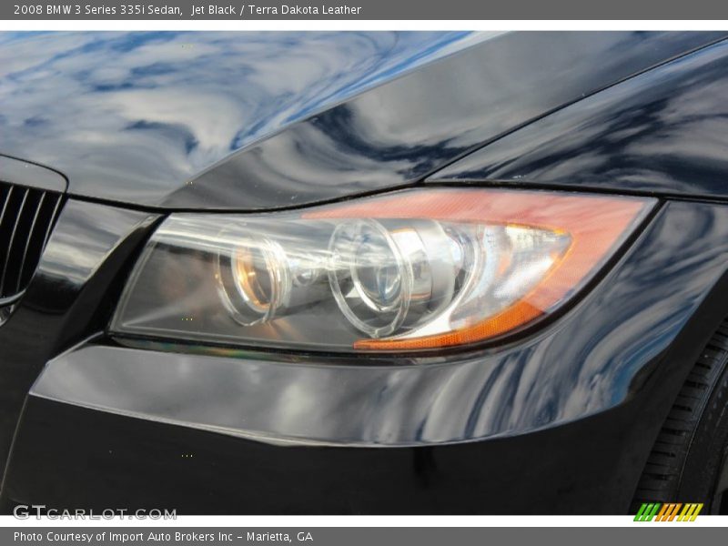 Jet Black / Terra Dakota Leather 2008 BMW 3 Series 335i Sedan