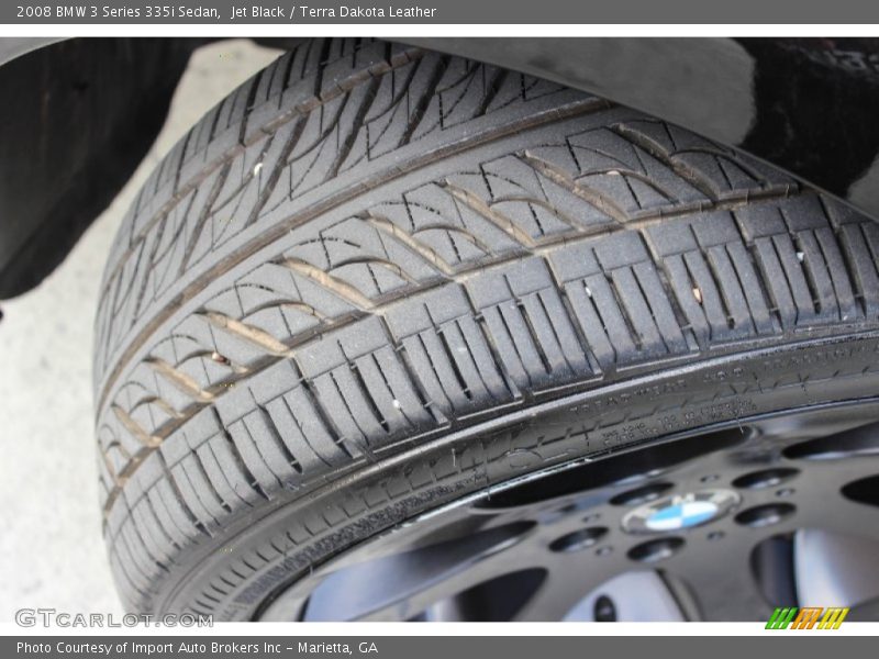 Jet Black / Terra Dakota Leather 2008 BMW 3 Series 335i Sedan