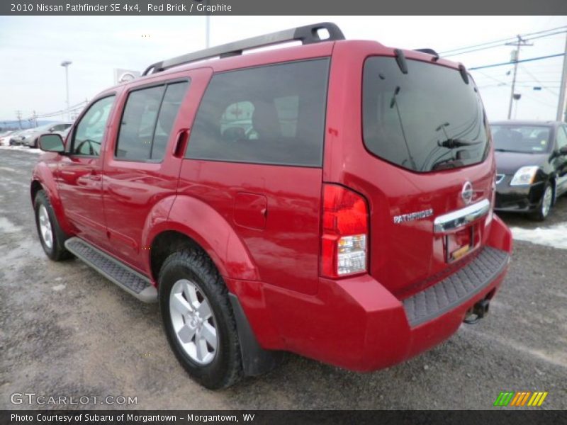 Red Brick / Graphite 2010 Nissan Pathfinder SE 4x4