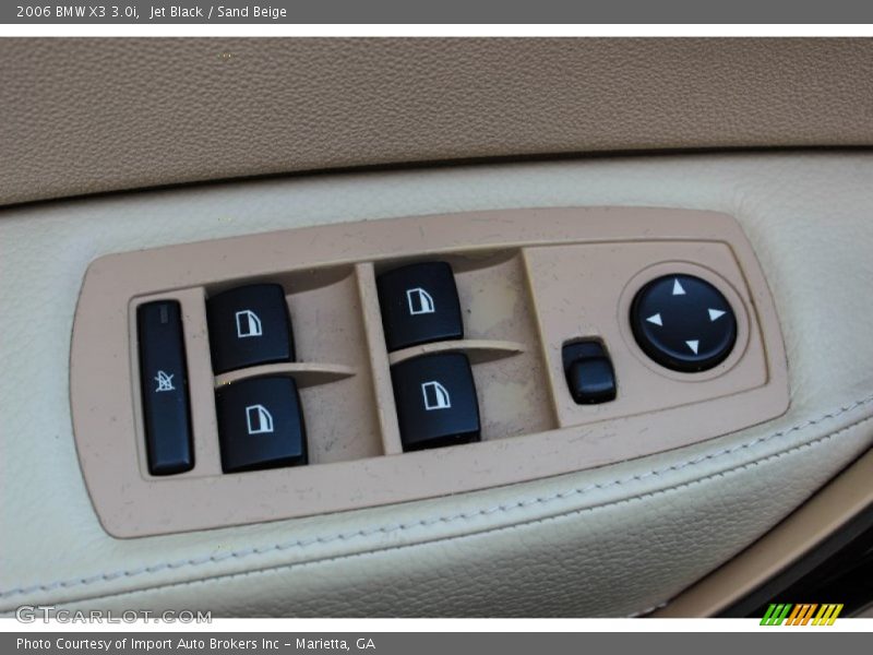 Jet Black / Sand Beige 2006 BMW X3 3.0i