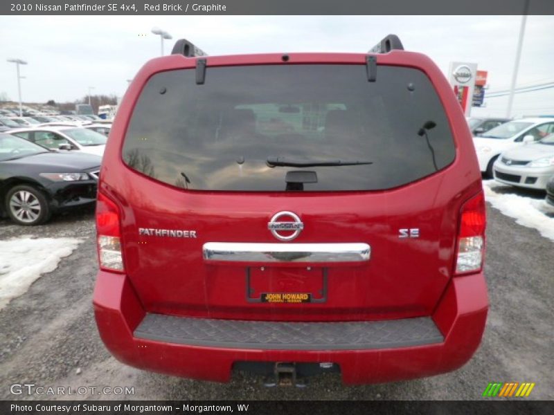 Red Brick / Graphite 2010 Nissan Pathfinder SE 4x4