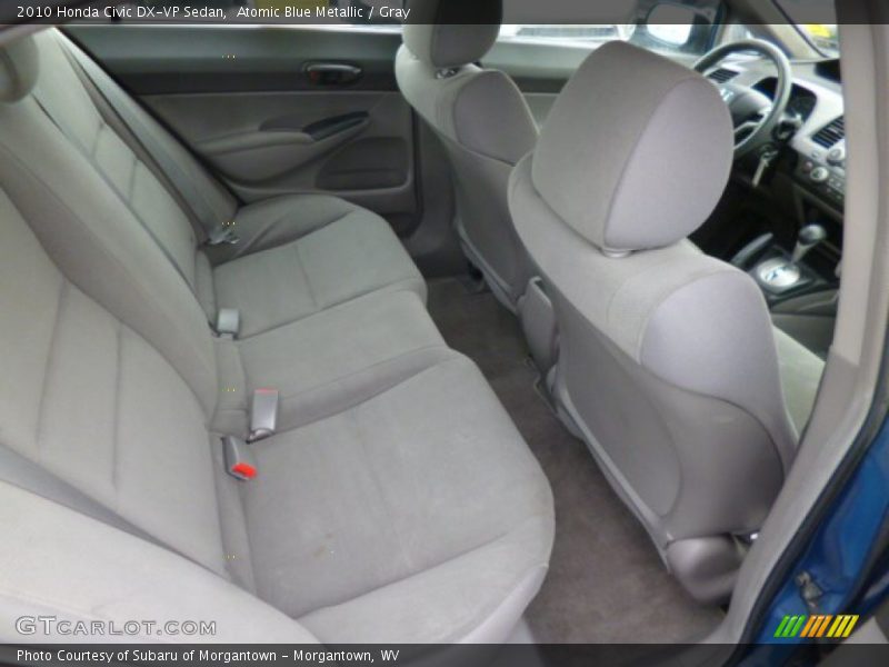 Atomic Blue Metallic / Gray 2010 Honda Civic DX-VP Sedan